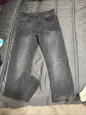 Express Men’s Slim Jeans in Washed Black